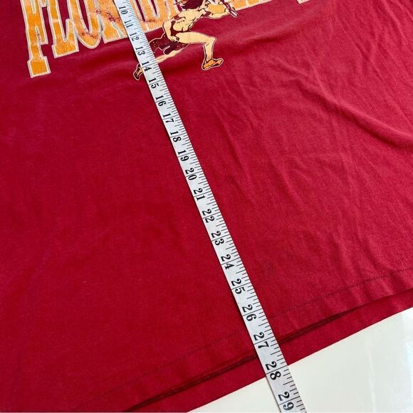 Vintage 1990s Florida State Seminoles Single Sitch Retro T-Shirt - Picture 6 of 10